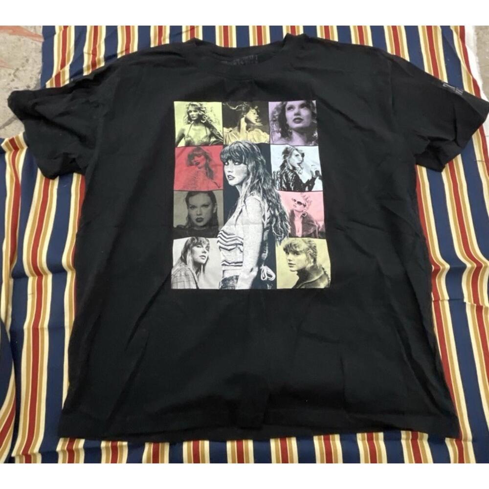 2023 TAYLOR SWIFT THE ERAS TOUR‎ CONCERT T-SHIRT ADULT Sz L AUTHENTIC COTTON H75